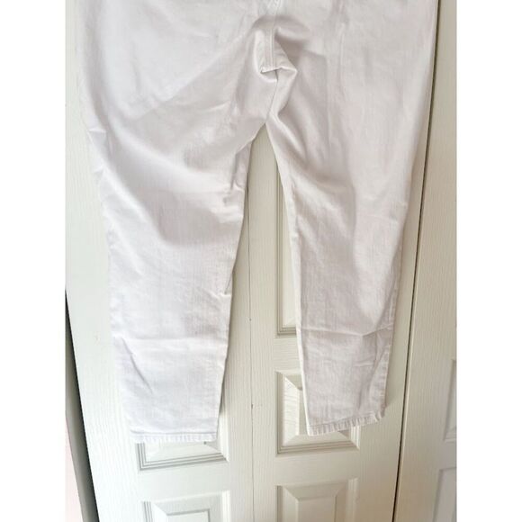 Eileen Fisher Organic Cotton Spandex Denim Stretch High Rise Straight Fit Jean - Picture 8 of 14